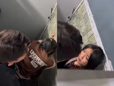 Phát hiện đôi cục thịt sâu vụng trộm phang nhau trong toilet cf