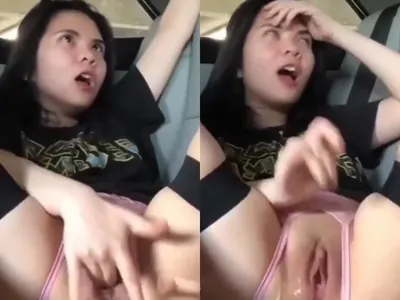 Gái việt tự sướng khoái trợn trắng mắt trên ô tô